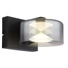 Globo lighting Belinda wall light LED black, 1-light source