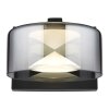 Globo lighting Belinda wall light LED black, 1-light source