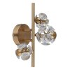 Globo lighting Virina wall light LED gold, 1-light source