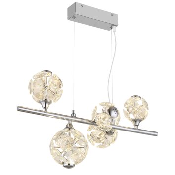 Globo lighting Virina hanging light LED chrome, 1-light source