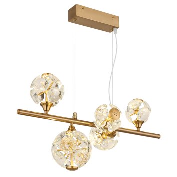 Globo lighting Virina hanging light LED gold, 1-light source