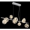 Globo lighting Virina hanging light LED chrome, 1-light source