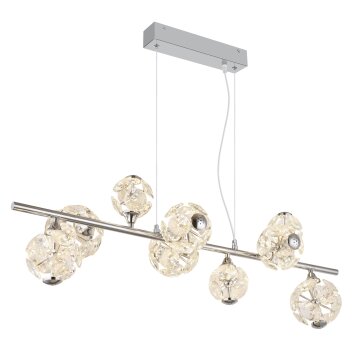Globo lighting Virina hanging light LED chrome, 1-light source
