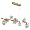 Globo lighting Virina hanging light LED gold, 1-light source