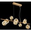 Globo lighting Virina hanging light LED gold, 1-light source
