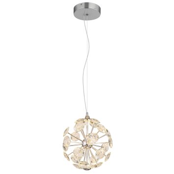 Globo lighting Virina hanging light LED chrome, 1-light source