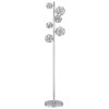 Globo lighting Virina floor lamp LED chrome, 1-light source