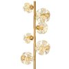 Globo lighting Virina floor lamp LED gold, 1-light source