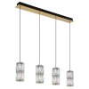 Globo lighting Stefanie hanging light LED gold, black, 1-light source