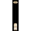 Globo lighting Stefanie hanging light LED gold, black, 1-light source
