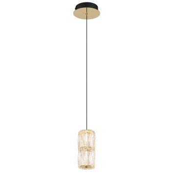 Globo lighting Stefanie hanging light LED gold, black, 1-light source