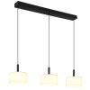Globo lighting Trenton hanging light LED black, 1-light source