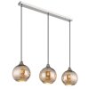 Globo lighting Lourdes hanging light white, 3-light sources