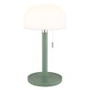 Mushroom Shaped  Globo lighting Norman table lamp LED green, 1-light source