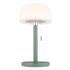 Mushroom Shaped  Globo lighting Norman table lamp LED green, 1-light source