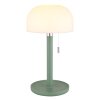 Mushroom Shaped  Globo lighting Norman table lamp LED green, 1-light source