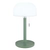 Mushroom Shaped  Globo lighting Norman table lamp LED green, 1-light source