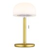 Globo lighting Norman table lamp LED brass, 1-light source