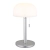 Mushroom Shaped  Globo lighting Norman table lamp LED silver, 1-light source
