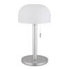 Mushroom Shaped  Globo lighting Norman table lamp LED silver, 1-light source