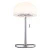 Mushroom Shaped  Globo lighting Norman table lamp LED silver, 1-light source