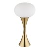 Globo lighting Lula table lamp brass, 1-light source