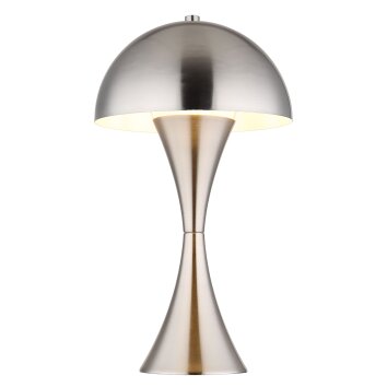 Globo lighting Dima table lamp matt nickel, 1-light source