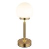 Globo lighting Haku table lamp LED brass, 1-light source