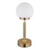 Globo lighting Haku table lamp LED brass, 1-light source