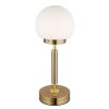 Globo lighting Haku table lamp LED brass, 1-light source