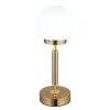 Globo lighting Haku table lamp LED brass, 1-light source