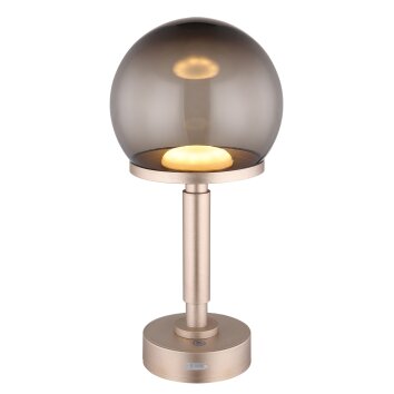 Globo lighting Haku table lamp LED champagne, 1-light source