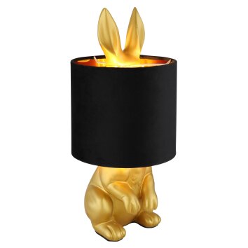 Globo lighting Rabbit table lamp gold, 1-light source