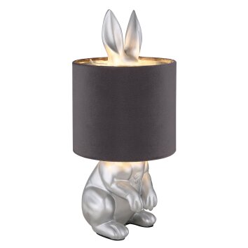 Globo lighting Rabbit table lamp silver, 1-light source
