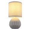 Globo lighting Sylas table lamp grey, 1-light source
