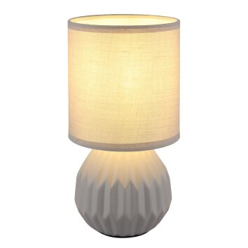 Globo lighting Sylas table lamp grey, 1-light source