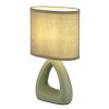 Globo lighting Triangle table lamp green, 1-light source