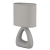 Globo lighting Triangle table lamp grey, 1-light source