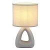 Globo lighting Triangle table lamp grey, 1-light source