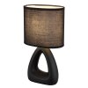 Globo lighting Triangle table lamp black, 1-light source