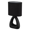 Globo lighting Triangle table lamp black, 1-light source