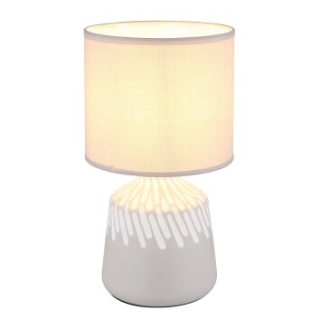 Globo lighting Rela table lamp grey, 1-light source