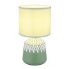 Globo lighting Rela table lamp green, 1-light source