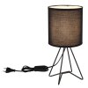 Globo lighting Tamian table lamp black, 1-light source