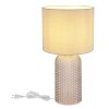 Globo lighting Sofia table lamp grey, 1-light source