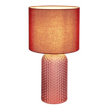Globo lighting Sofia table lamp red, 1-light source