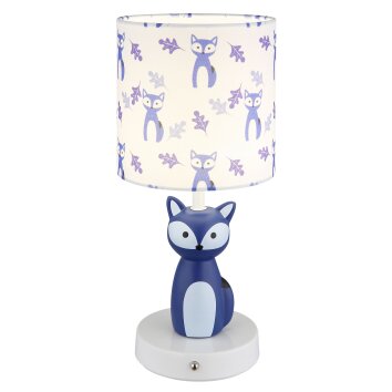 Globo lighting Foxy table lamp LED blue, white, 1-light source