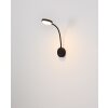 Globo lighting Pegasi wall light LED black, 1-light source