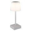Globo lighting Xayden table lamp LED silver, 1-light source