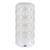 Globo lighting Gixi table lamp LED silver, transparent, clear, 1-light source, Colour changer